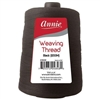 Annie Weaving Thread 1200 Meters Black #4848(3pcs)