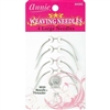 Annie Large Curved Weaving Needles 4Ct #4990(DZ)