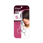 ANNIE ICE TEMPERED STAINLESS STEEL HAIR SHEAR 5.5â€³ #5024 (6 Pack)