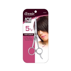 ANNIE ICE TEMPERED STAINLESS STEEL HAIR SHEAR 5.5â€³ #5024 (6 Pack)