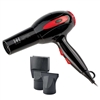 Hot & Hotter Ceramic Ionic Hair Dryer, 1 Count, Red & Black#5900(EA)