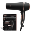 Hot & Hotter Titanium Turbo 3000 Hair Dryer, 1 Count, Black #5910(EA)