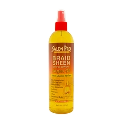 SALON PRO BRAID SHEEN ARGAN OIL 12 OZ