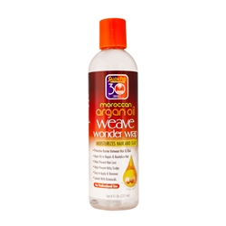SALON PRO 30 SEC WEAVE WOND/WRAP 8 OZ ARGAN/CLEAR