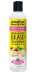 Jamaican Mango & Lime Quick & Easy Braid Takedown 8oz(EA)