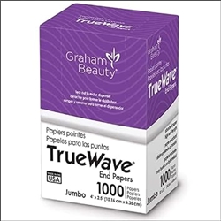 Graham Beauty Salon Truewave Jumbo End Paper 1000 Pack - HC-26067(EA)