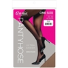 Annie Ultra Sheer Pantyhose One Size, Stocking, Pecan #7522(6pk)