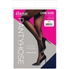 Annie Ultra Sheer Pantyhose One Size, 1 Count Women's Stocking-6pk, Navy #7527