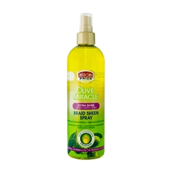 A/P OLIVE MIRACLE BRAID SHEEN SPRAY EXTRA 12 OZ