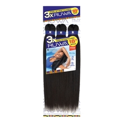 18"(EA) Sensationnel Braids XPRESSION  3X Ruwa Pre-Stretched Braid