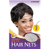 Qfitt Black Invisible Mesh Hair Nets #505 Black(DZ)