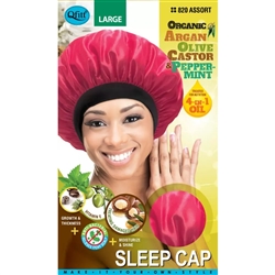 QFITT LARGE ORGANIC SLEEP CAP #820 ASSORT(DZ)