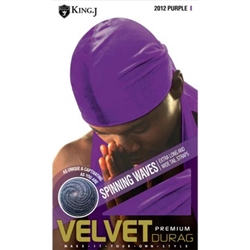 PREMIUM VELVET DU-RAG PURPLE(DZ)