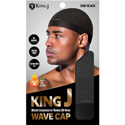 KING J WAVE CAP [BLACK] #2302(DZ)