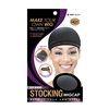 M&M #5001 SILI BAND STOCKING WIG CAP BLACK (DZ)