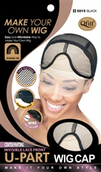 QFITT INVISIBLE LACE FRONT U-PART WIG CAP #5015(DZ)