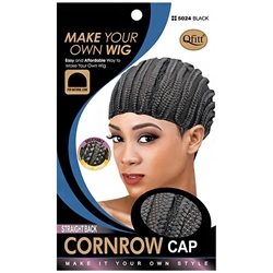 Qfitt Cornor Cap Straight Back #5024 Black(EA)