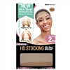 Qfitt HD Stocking Ultra Sheer Wig Cap, #5221 Dark Nude (DZ)
