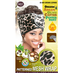 ORGANIC PATTERNED MESH WRAP ASST. #8491(DZ)
