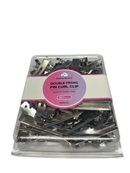DREAM WORLD DOUBLE PRONG PIN CURL CLIP 80PCS #BR58102(3PK)