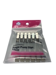 DREAM WORLD SINGLE PRONG CLIPS 12PCS #BR85891(DZ)