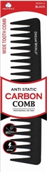 DREAM Comb Carbon Wide Tooth Blk #BR98412(EA)