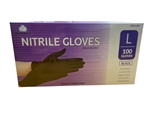 Dream World Nitrile Gloves Large Black 100ct.