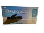 Dream World Nitrile Gloves X-Large Black 100ct.