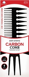 DREAM Comb Double Side 3 IN 1 Blk #BR98425(EA)