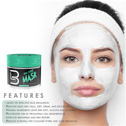 L3VEL3  Mud Facial Scrub 16.9oz(EA)