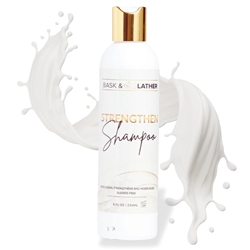 BASK & LATHER Strengthen Hair Shampoo 8OZ