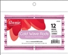 12 Annie Cold Wave Rods Rubber Bands Pink #1103