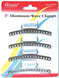Annie 3" Aluminum wave clamps #3141 (DZ)