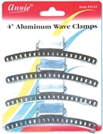 Annie 4" Aluminum wave clamps #3142 (DZ)