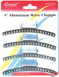 Annie 4" Aluminum wave clamps #3142 (DZ)