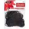 Annie Rubber Bands Large 150Ct Black (DZ)