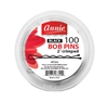 Annie Black 100 Bob Pins 2" Crimped #3324 (DZ)