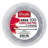 Annie Jumbo Hair Pins 3In Black Crimped 100ct (DZ)