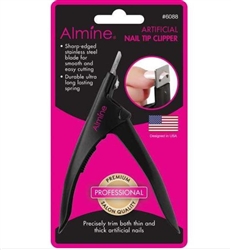 Almine Artificial Nail Clipper, Matte Black