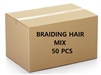 DISCONTINUED BRAIDING HAIR MIX 50PCS BOX