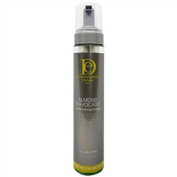 DESIGN Natural Alm & Avoc Curl Enhancing Mousse