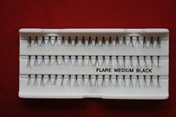 Eyelash Bulk - Flare Medium Black - 100 pc Box
