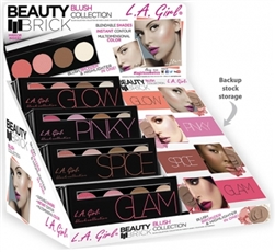 Beauty Brick Blush Collection Promo Display