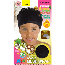 KIDS ORGANIC DOUBLE MESH WRAP [BLACK] #855(DZ)
