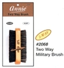 Annie two way military brush #2068 (Half-dz-6pcs)