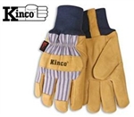 Kinco 1927KW Insulated Leather Winter Work Glove With Knit Wrist - S-XLG