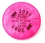 3M 2091 Respirator Filter - 3 Per Pack
