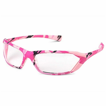 Gateway 23PC80 Metro Pink Camo Clear Lens Women's Safety Glasses