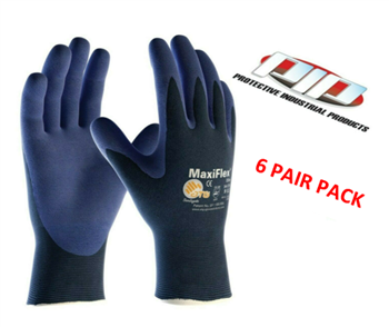 PIP 34-274 MaxiFlex Elite Lightweight Gloves, Nitrile Micro-Foam Grip - 6 Pairs