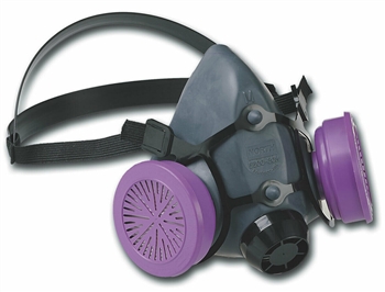 Honeywell North 5500 Series Half Face Respirator With 7580P100 Cartridge